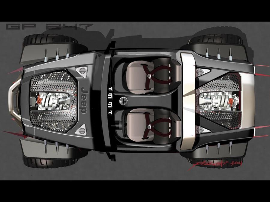  Jeep Hurricane concept 2005 года  (фото 40 из 58)